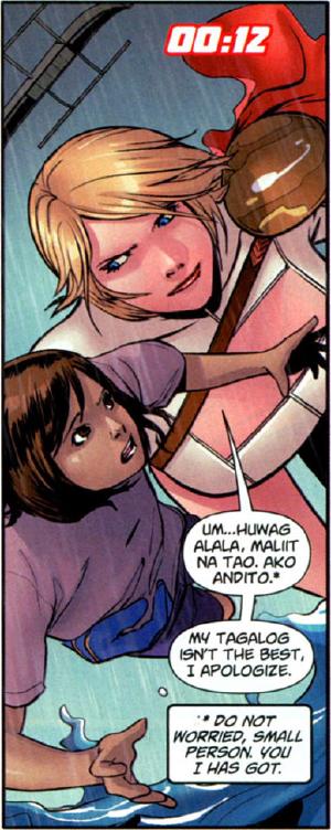 Power Girl speaks Tagalog: (Power Girl #27)