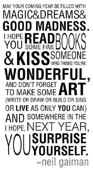 A new year’s wish from Neil Gaiman