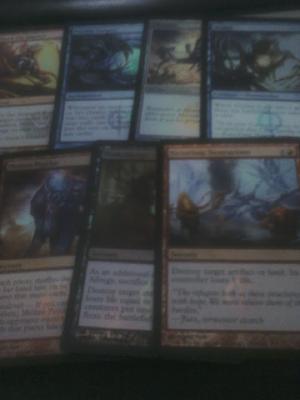 My crappy foil winnings from the Magic Rules Challenge