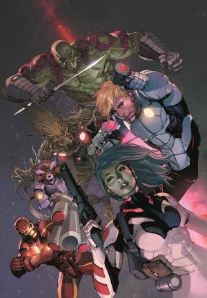 brianmichaelbendis:
 Guardians of the Galaxy #3 Variant - Leinil Yu
 A fantastic cover, Leinil Yu is easily one of Marvel’s best artists at the moment.