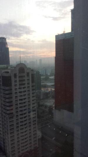 Sun’s about to rise in ortigas…it’s been a while