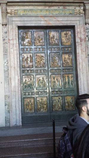 These doors are opened only during Jubilee years. The Pope will open them next during Christmas 2025