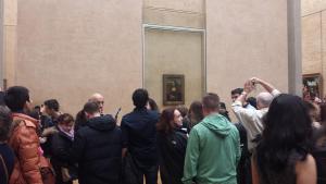 The Mona Lisa and far too many people