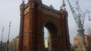 Not to be confused with the Arc de Triomph in Paris. This one is in Barcelona