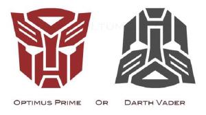 Optimus Prime or Darth Vader?