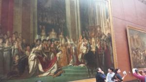 The Coronation of Napoleon ended the first audioguide tour we had decided to follow. The painting is huge and there were lots of details to take in