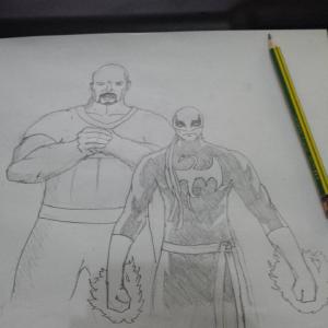 Power Man and Iron Fist #sketchdaily