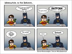 #NationalSuperheroDay (original tweet by @TechnicallyRon) #batfork