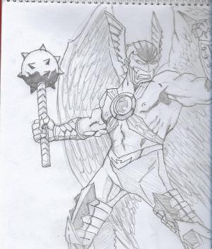 Hawkman #sketchdaily (capping off bird week)