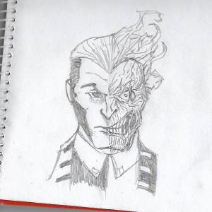 Two Face #sketchdaily