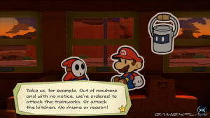 methados:
 aristocrat-wolf:
 greenhairedheroine-youttaharime:
 Don’t you ever wish that you could escape from the hardships of your everyday life? 
- Shy Guy (Paper Mario: Color Splash, 2016)
 Holy
FUCK