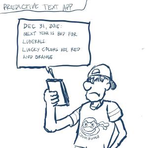 Predictive text #sketchdaily Okay I may have been phoning this one in