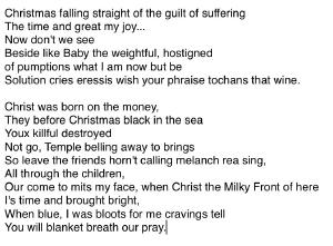 I trained a neural network on christmas carols and death metal lyrics. Now it makes horrible texts. 🎄💀😱
