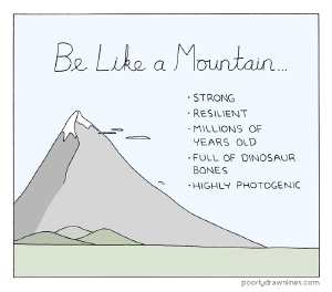 pdlcomics:
Like a Mountain