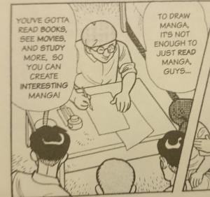 Good advice from Osamu Tezuka not just for manga but for all artforms