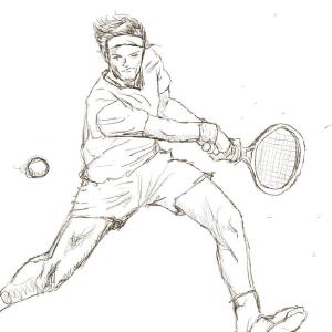 Tennis #sketchdaily
