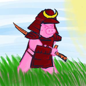 Pig Samurai #sketchdaily