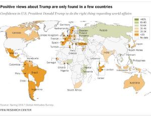 9 charts on how the world sees President Trump http://pewrsr.ch/2yfQp0N