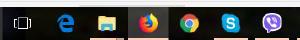 Now I have three browsers pinned to my taskbar! (I don’t really use Edge but I keep him around for some weird kind of sentimental reason)