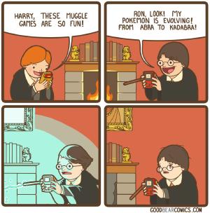 Muggle Games Bonus Comic: https://goodbearcomics.com/muggle-games-bonus/