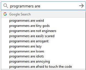 Programmers are…