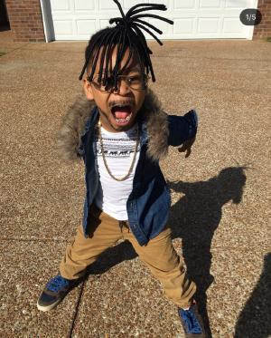 So my nephew wanted to be Killmonger for his birthday…