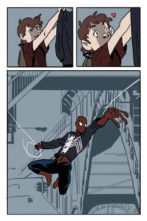 mrkltpzyxm:
wackd:
 hannahblumenreich:
 aunt may does right by her nephew.  oh my god this is adorable  @jaxblade you need Aunt May to make you one of these.