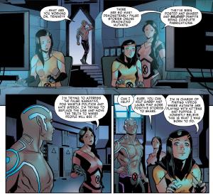 The X-Men fight fake news and also search for cat videos X-Men Red #9 by Tom Taylor and Roge Antonio