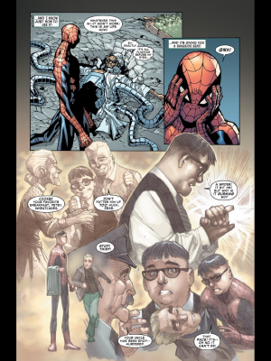 Otto learns what it means to be Spider-man. Amazing Spider-man #700 by Dan Slott and Humberto Ramos