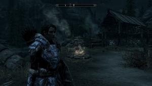 My final armor set was the Deathbrand from the Dragonborn expansion since I was trying to level up Light Armor.