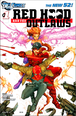Red Hood and the Outlaws (New 52) #1 cover art by Kenneth Rocafort