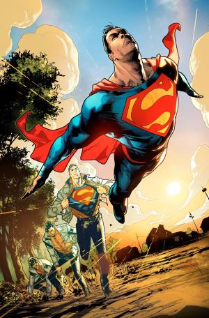 jetslay:
 Clark Kent changing into Superman sequence.
Artworks by Jorge Jimenez, Cliff Chiang, José Luis García-López, Alex Ross, and Brian Stelfreeze.