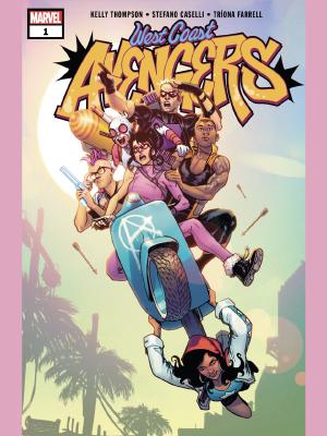 West Coast Avengers (2018) #1 cover by Stefano Caselli and Nolan Woodard