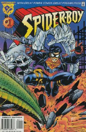 It’s Spider-Man week on ireadcomicbooks! During the DC/Marvel Amalgam crossover, Spider-Man got crossed over with… Superboy? I always felt like Spider-Man got a poor deal here given how popular he was, he should have at least gotten an adult to cross over with! At least he retained the hyphen! Cover by Mike Wieringo