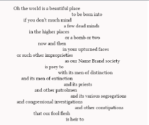 Lawrence Ferlinghetti, 100 years old today. Thank you.