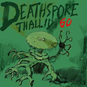 #sketchdaily nov 2 prompt: album covers. This is a fictional album cover for my Rock Band 2 band “Deathspore Thallid GO” #mtg