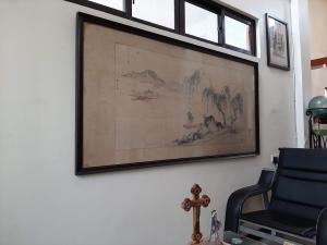 Japanese painting at Tito Nic's house