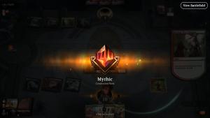 Managed to hit Mythic on #magicarena just in time before Kaldheim drops. Looking forward to drafts and hopefully a better standard