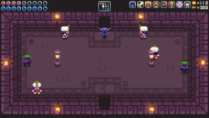 Later rooms contain multiple enemies of different types and some dungeon mechanisms too.