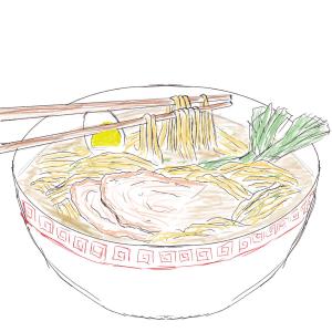 Noodles #sketchdaily 127/365 (Correction: 128/365)