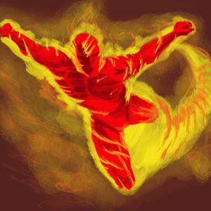The Human Torch #sketchdaily 174/365